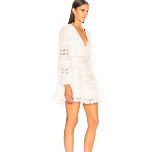 AQUA Bloomingdale’s Castile Plunge Dress - Picture 2 of 10